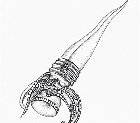 Dagger (Original drawing from the book The Dentist and The Toothfairy by TAOH)