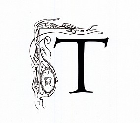 Letter T (Original drawing from the book The Dentist and The Toothfairy by TAOH)
